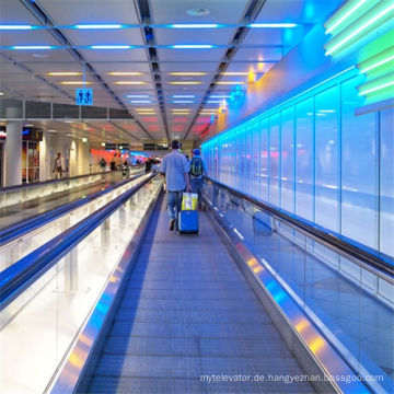 Öffentlicher Platz Gehweg Flughafen im Freien Indoor Passagier Moving Sidewalk